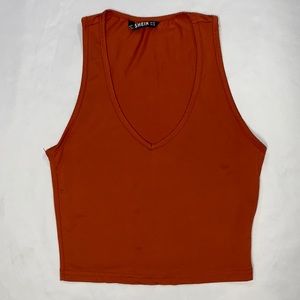 Dark Orange Top